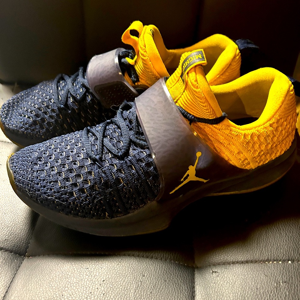 Nike Air jordan Univ of michigan trainer 2 Flyknit Blue